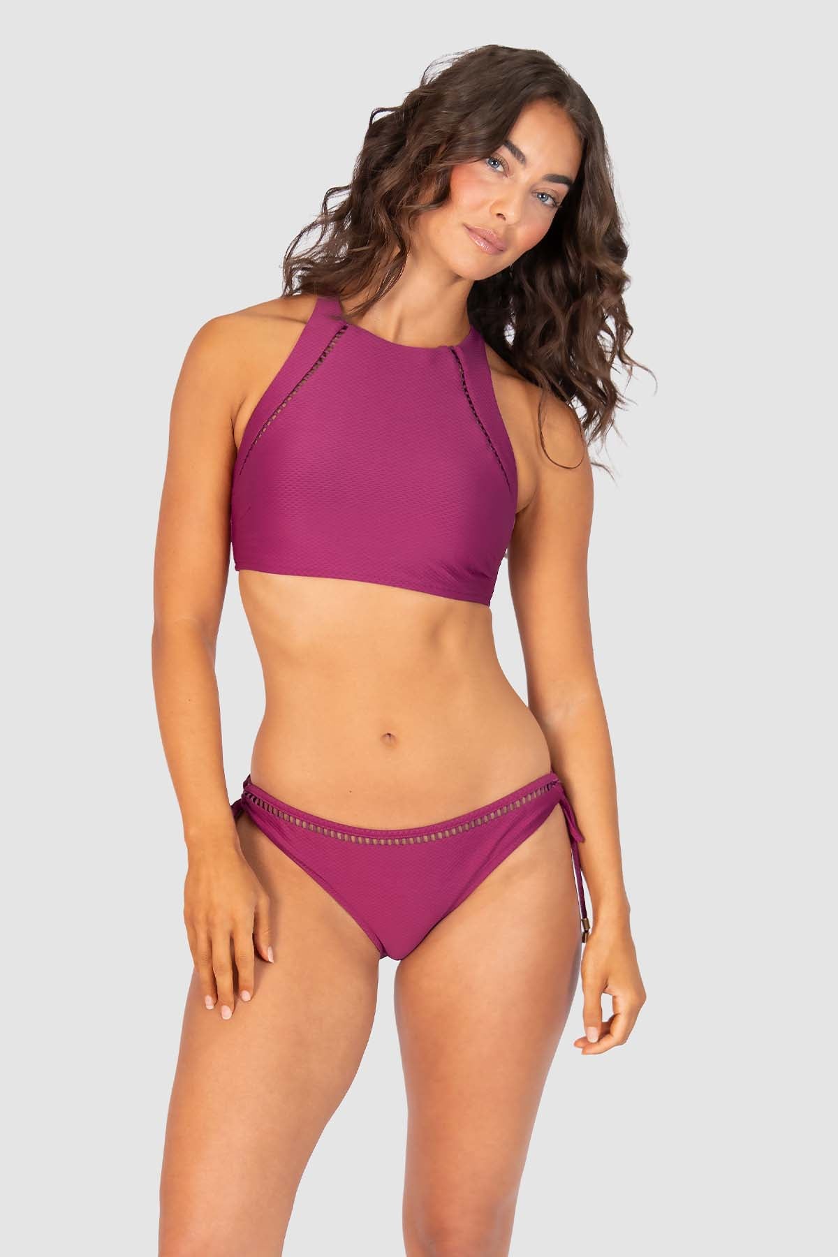 Rococco High Neck Bikini Bra Top