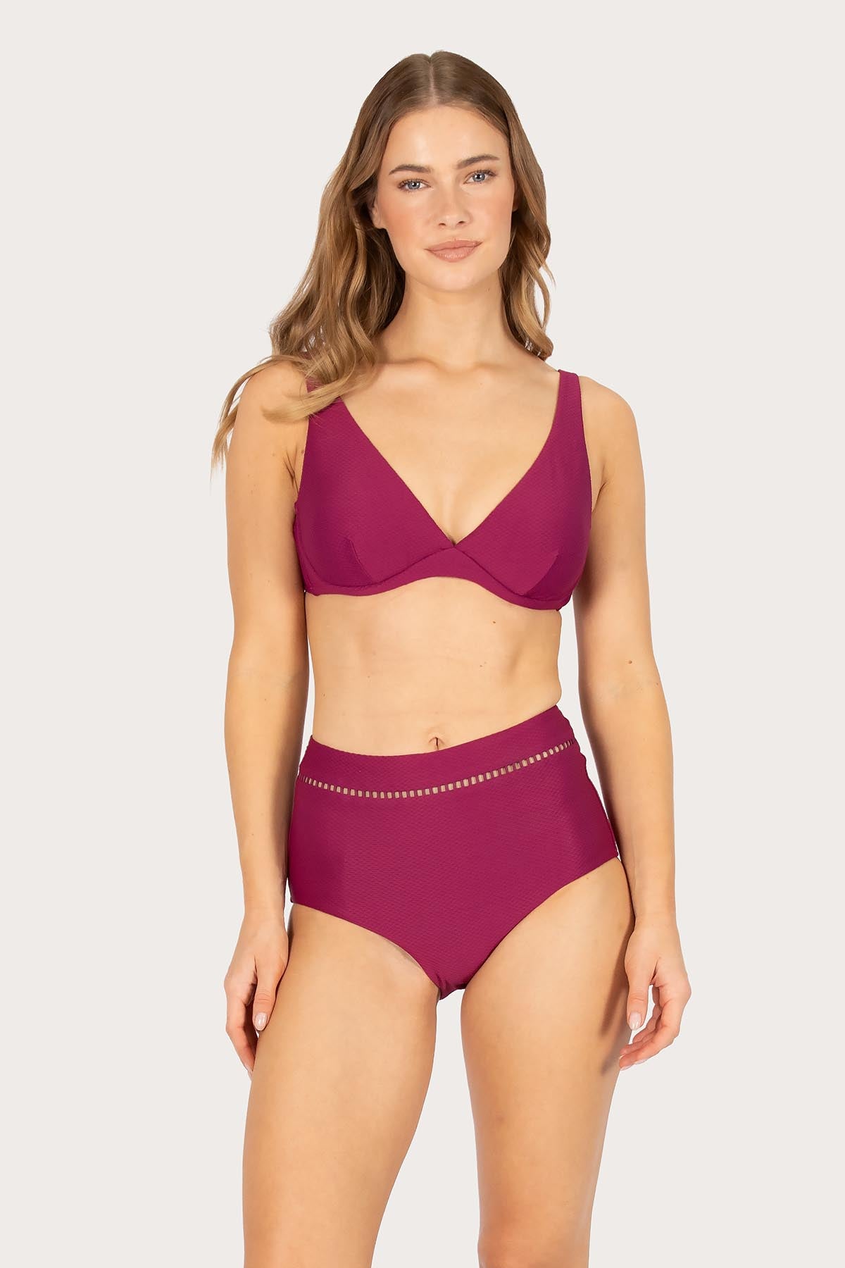Rococco Lace High Waist Bikini Bottom