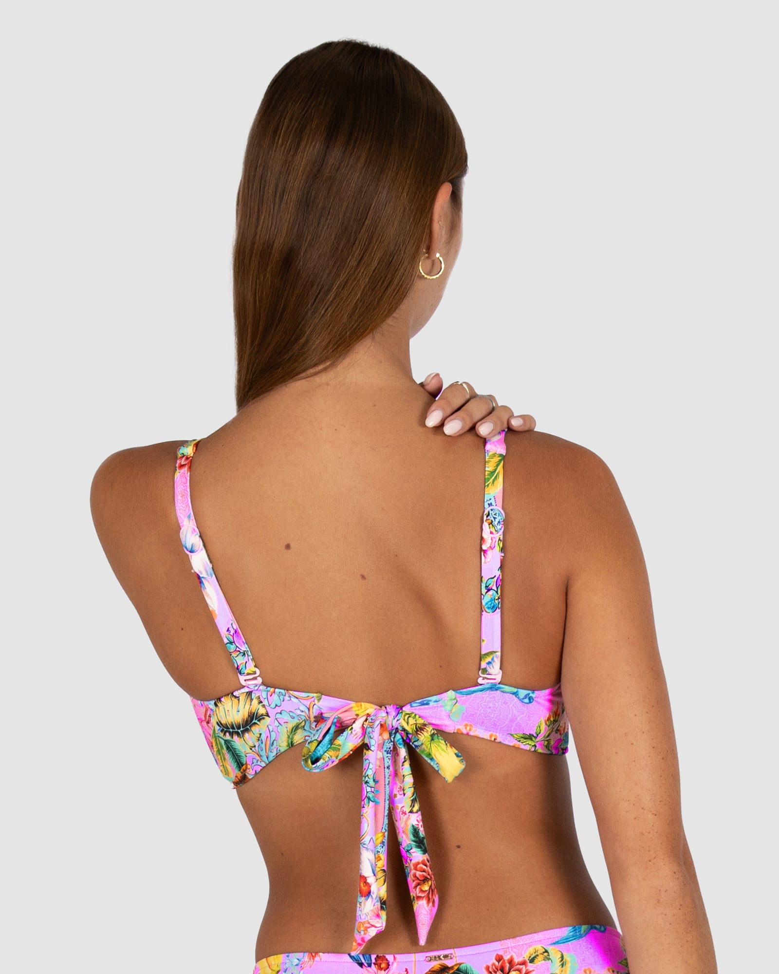 Sardinia C/D Cup Longline Bikini Bra Top – Baku™ Swimwear