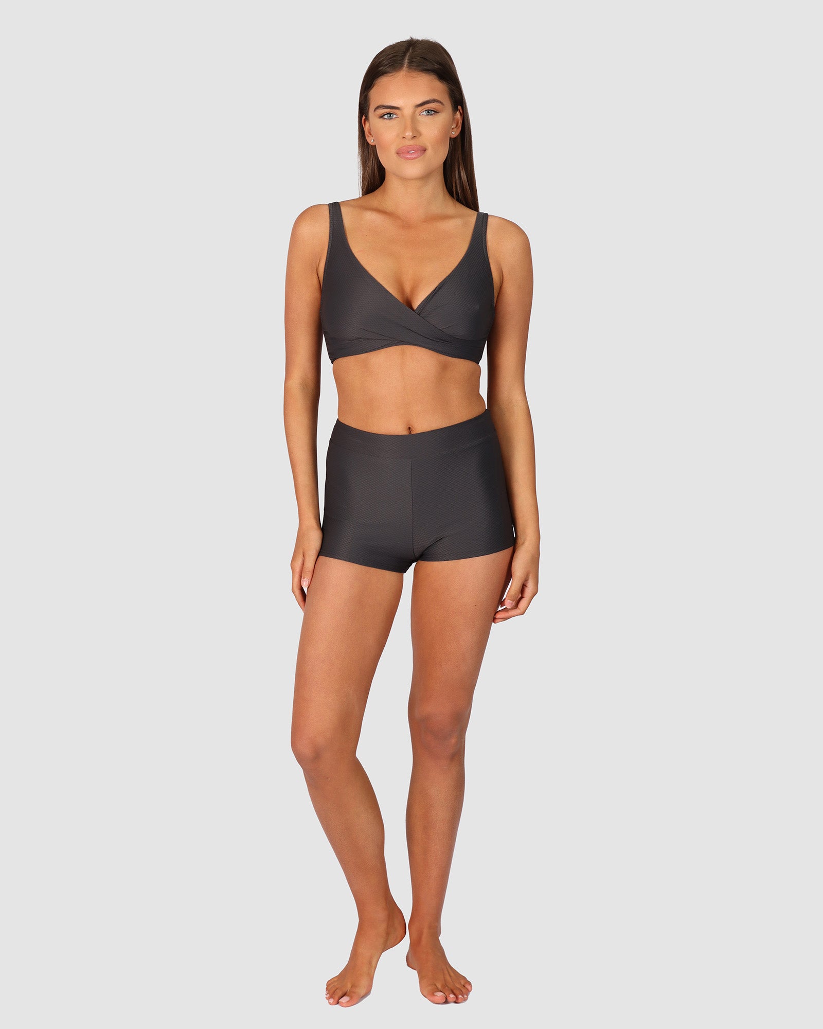 Rococco High Waist Boyleg Bikini Bottom