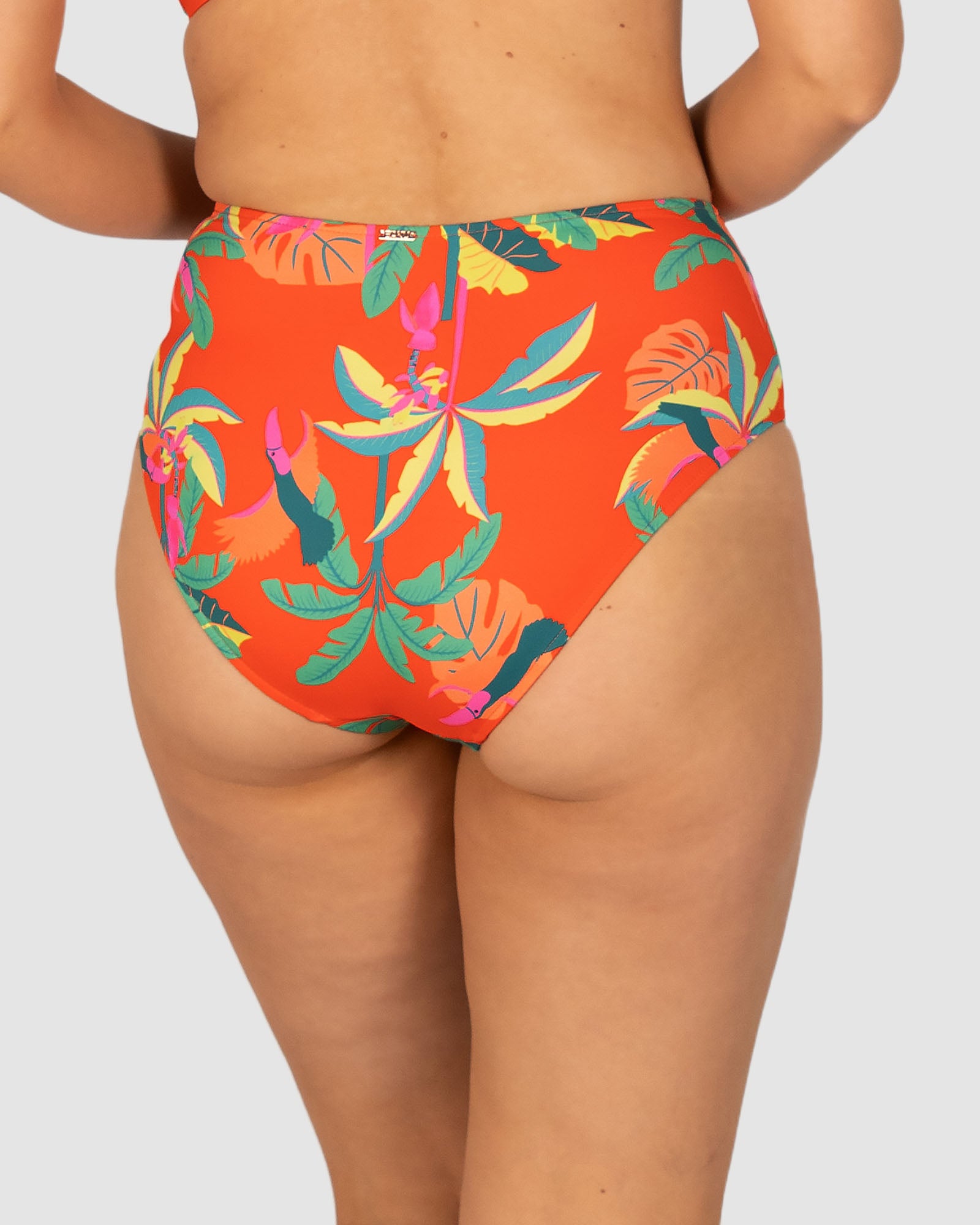 Rio Grande Gathered High Waist Bikini Bottom