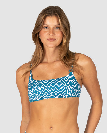 La Selva B-C Cup Square Neck Bralette Bikini Bra Top