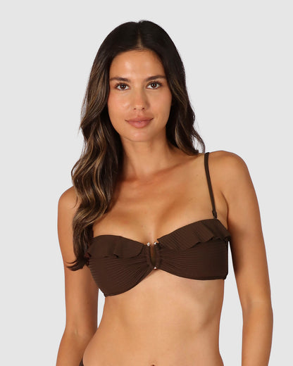 Positano Frill Bandeau Bikini Bra Top
