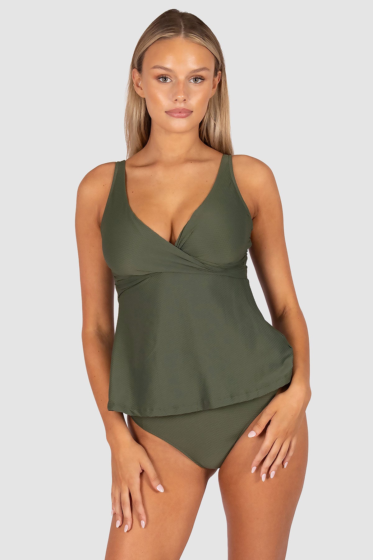Rococco Flared D/E Cup Wrap Singlet Top