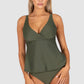 Rococco Flared D/E Cup Wrap Singlet Top