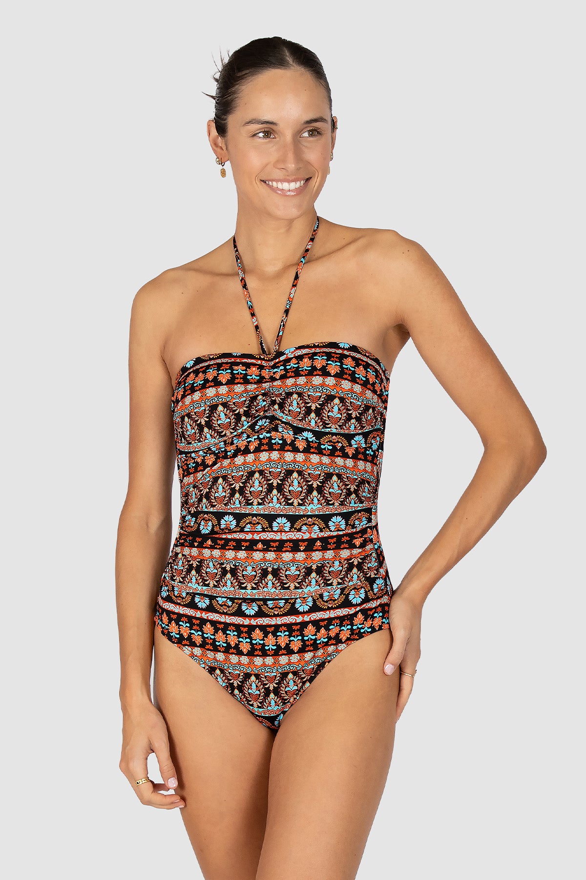 Morocco Bandeau One Piece Swimsuit