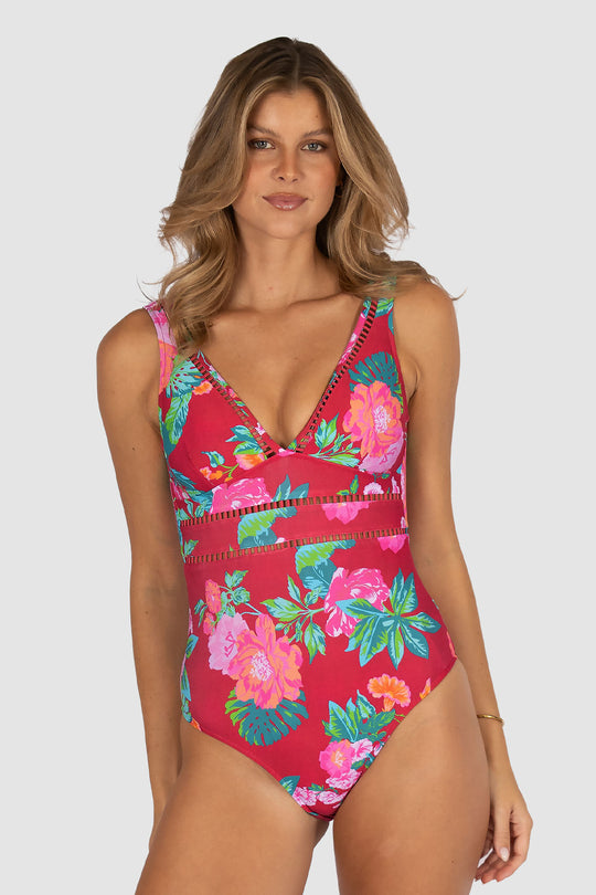 Cala Luna Longline One Piece Swimsuit
