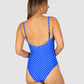 Parisian Summer D-E Cup Wrap One Piece Swimsuit
