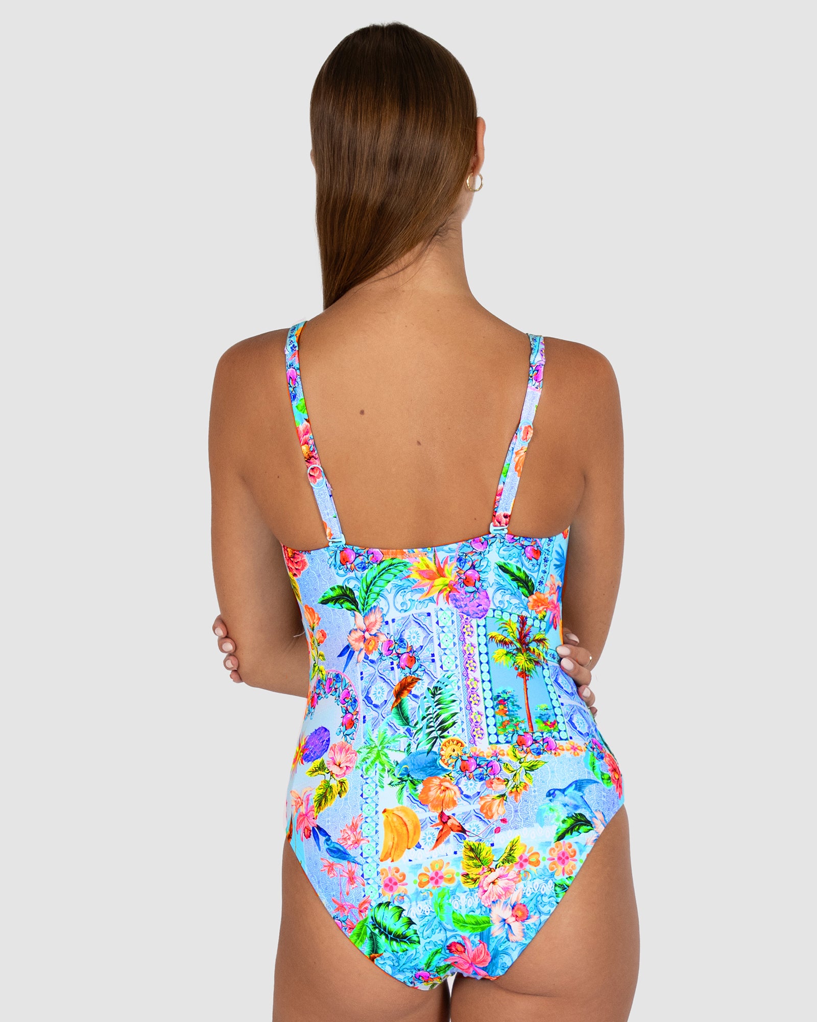 Sardinia C-DD Cup Twist Bralette One Piece Swimsuit