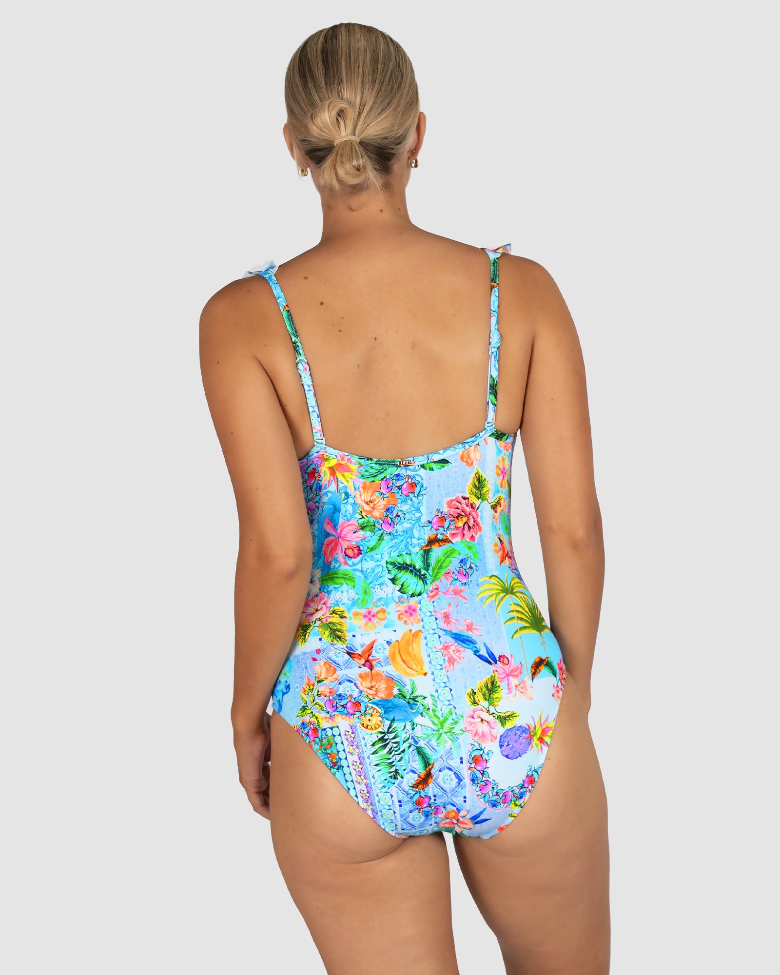 Sardinia E-F Cup Frill One Piece Swimsuit