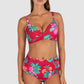 Cala Luna Ruched High Waist Bikini Bottom