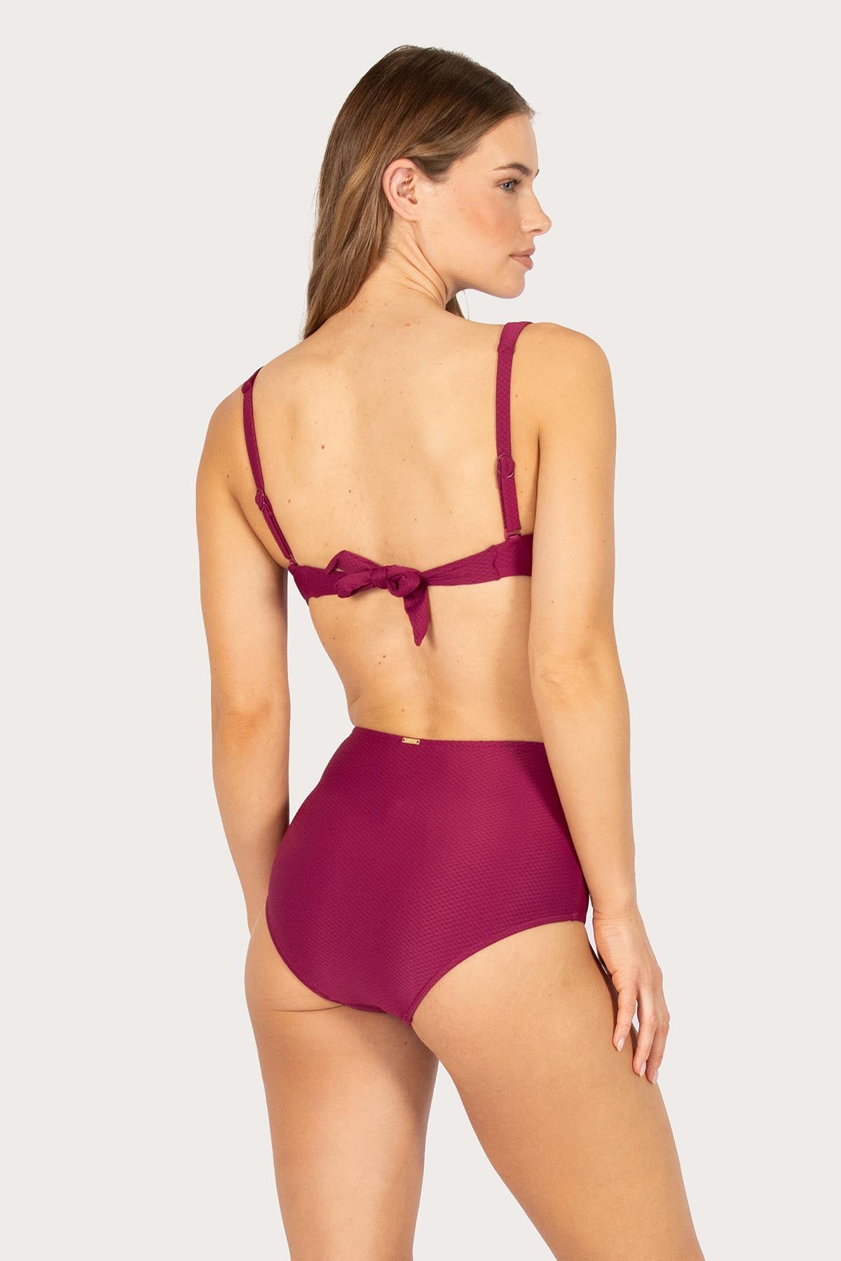 Rococco Lace High Waist Bikini Bottom