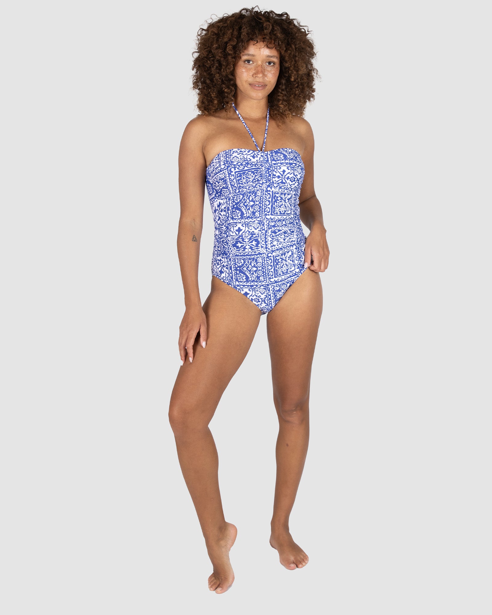 Havana Bandeau One Piece Swimsuit