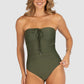 Rococco Bandeau One Piece Swimsuit