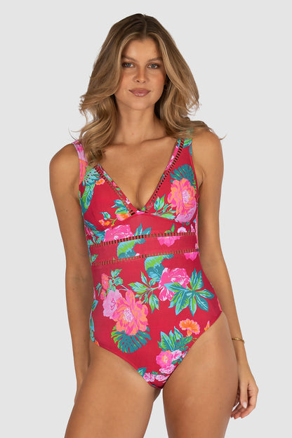 Cala Luna Longline One Piece Swimsuit