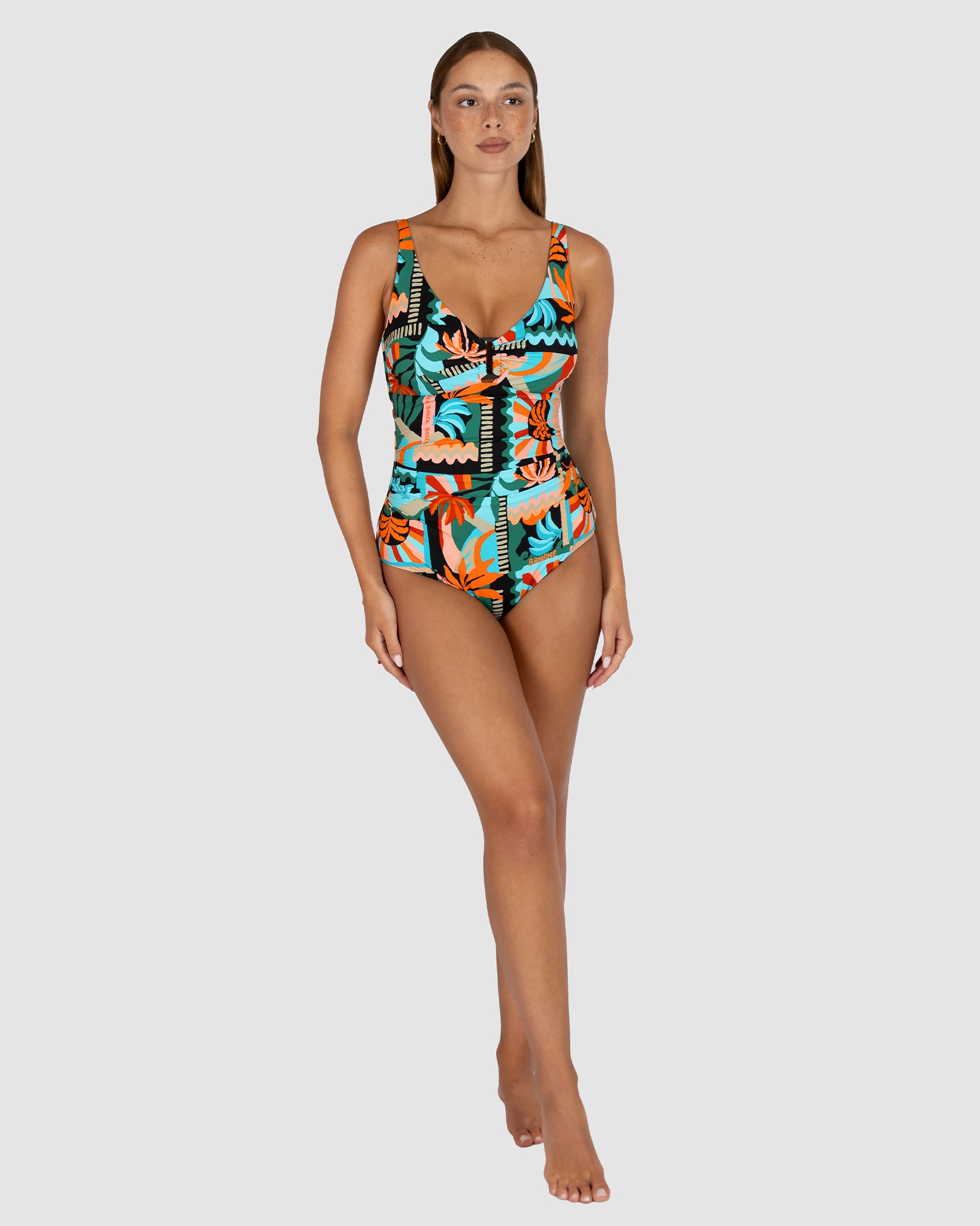 Grenada D-E Cup Ring Front One Piece Swimsuit