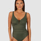Rococco D/E Cup Ring One piece Swimsuit