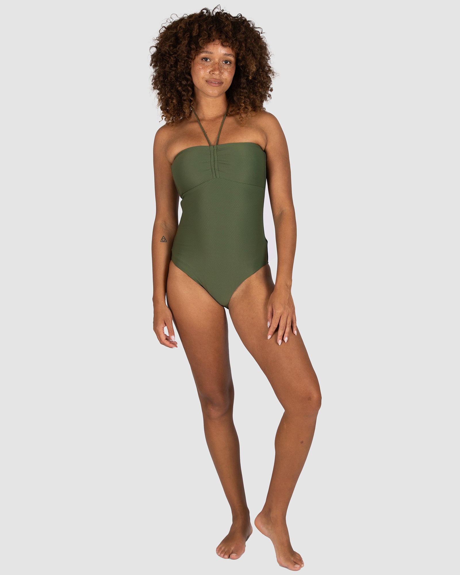 Rococco Bandeau One Piece Swimsuit
