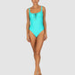 Parisian Summer Retro One Piece Swimsuit