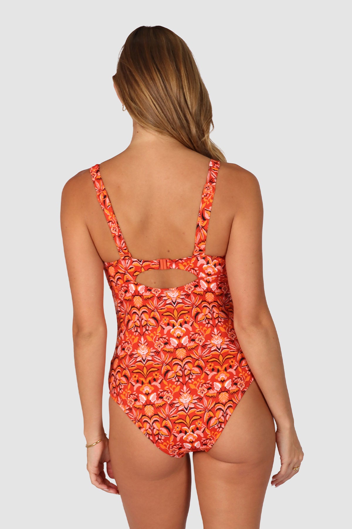 Free Spirit D/E Cup Underwire One Piece Swimsuit
