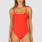 Rococco Minimalist High Leg One Piece Swimsuit