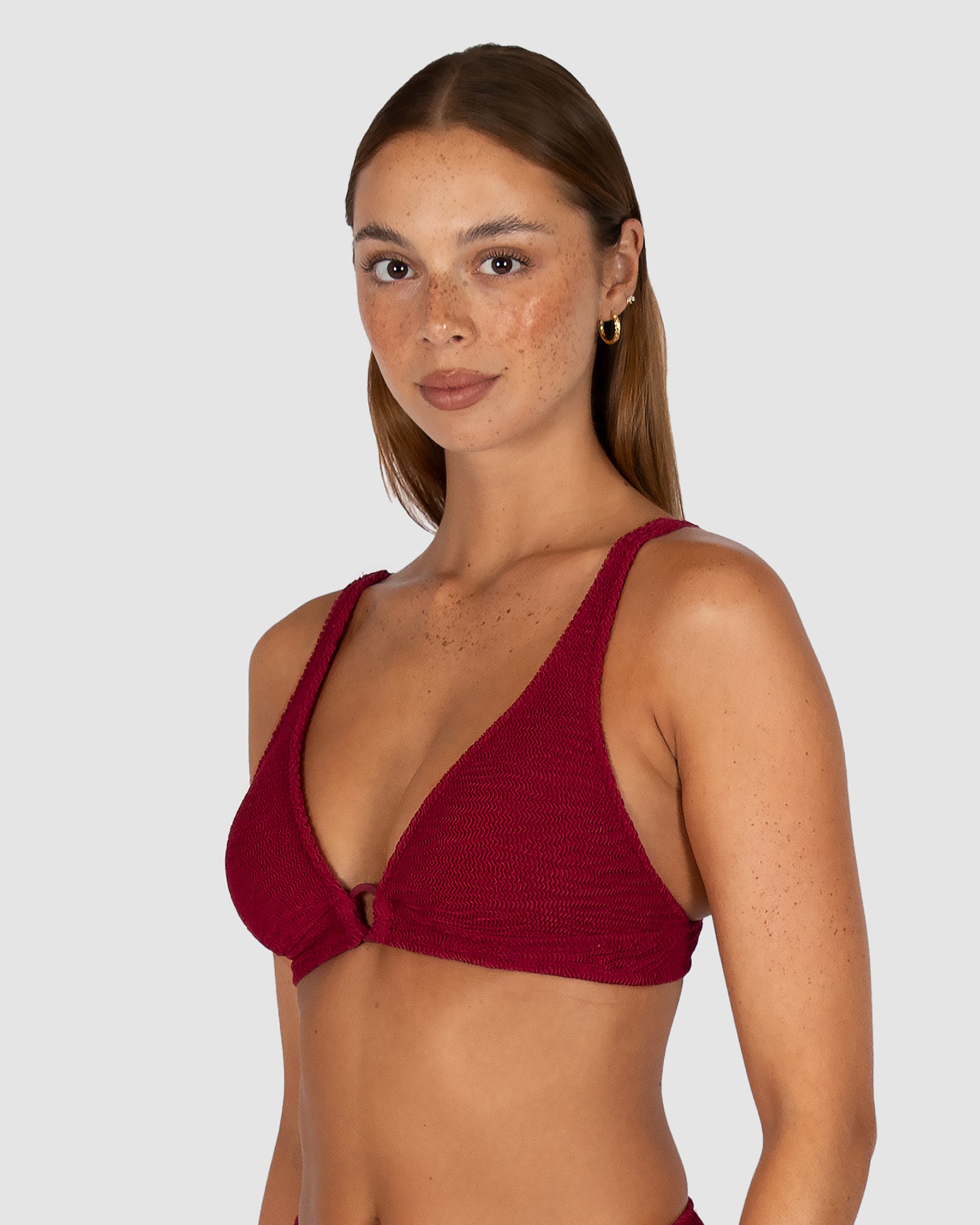 Ibiza Ring Front Bikini Bra Top