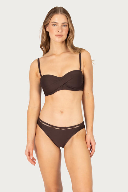 Rococco D/DD Cup Bandeau Bikini Bra Top