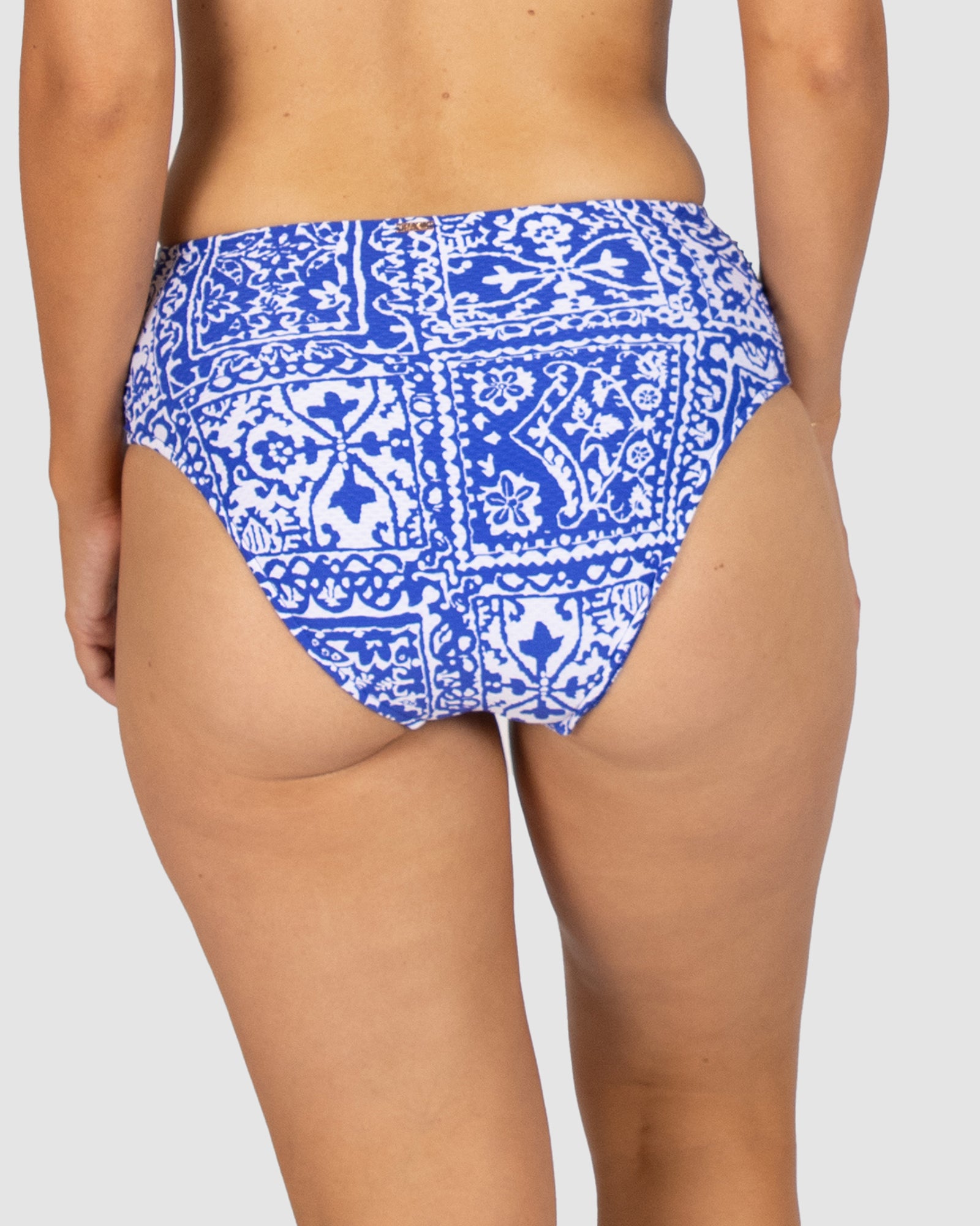 Havana Ruched Side Mid Bikini Bottom