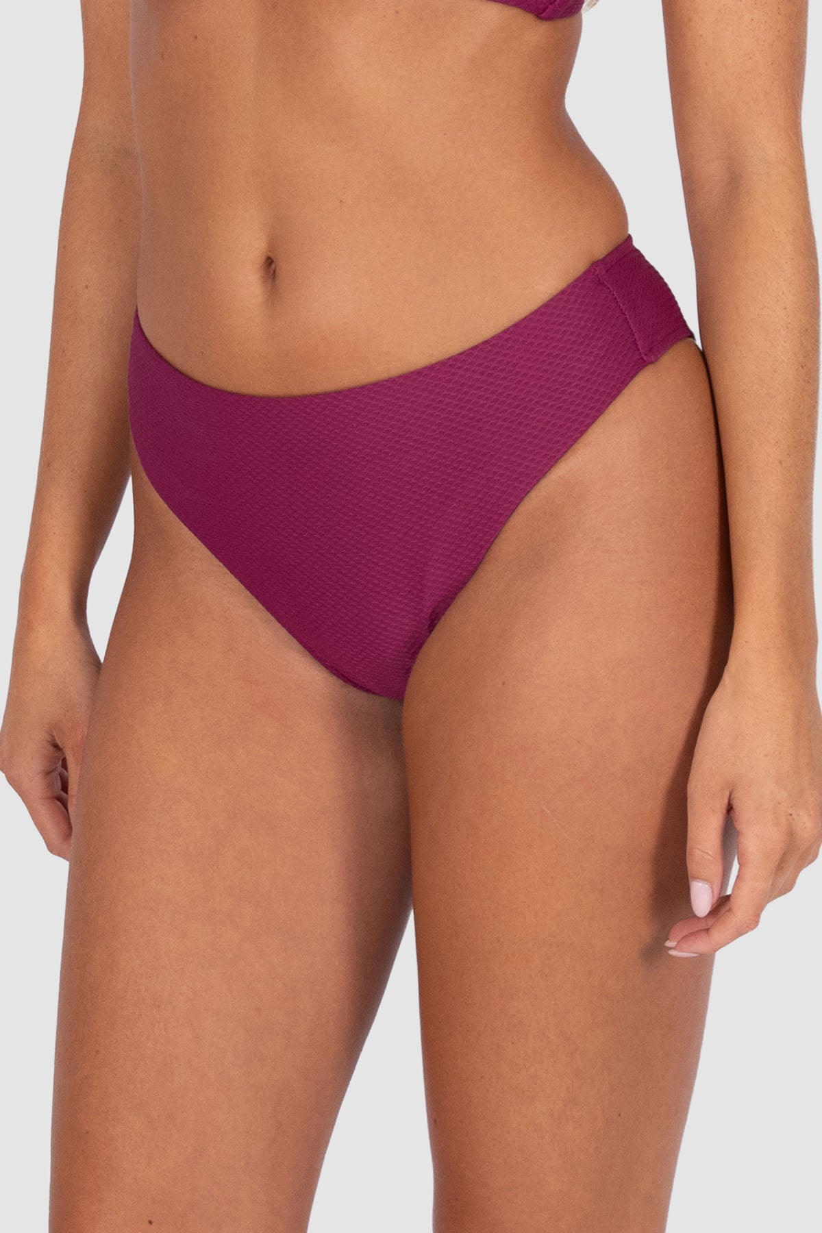 Rococco High Waist Cheeky Bikini Bottom