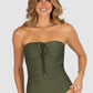 Rococco Bandeau One Piece Swimsuit