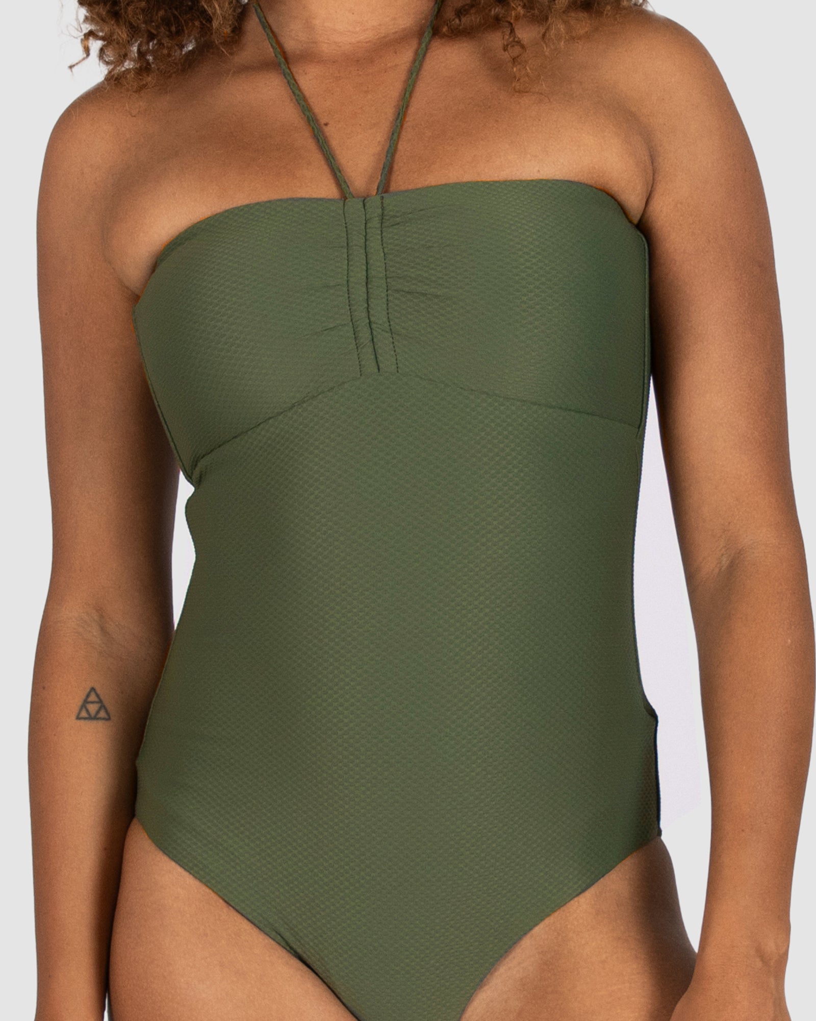 Rococco Bandeau One Piece Swimsuit