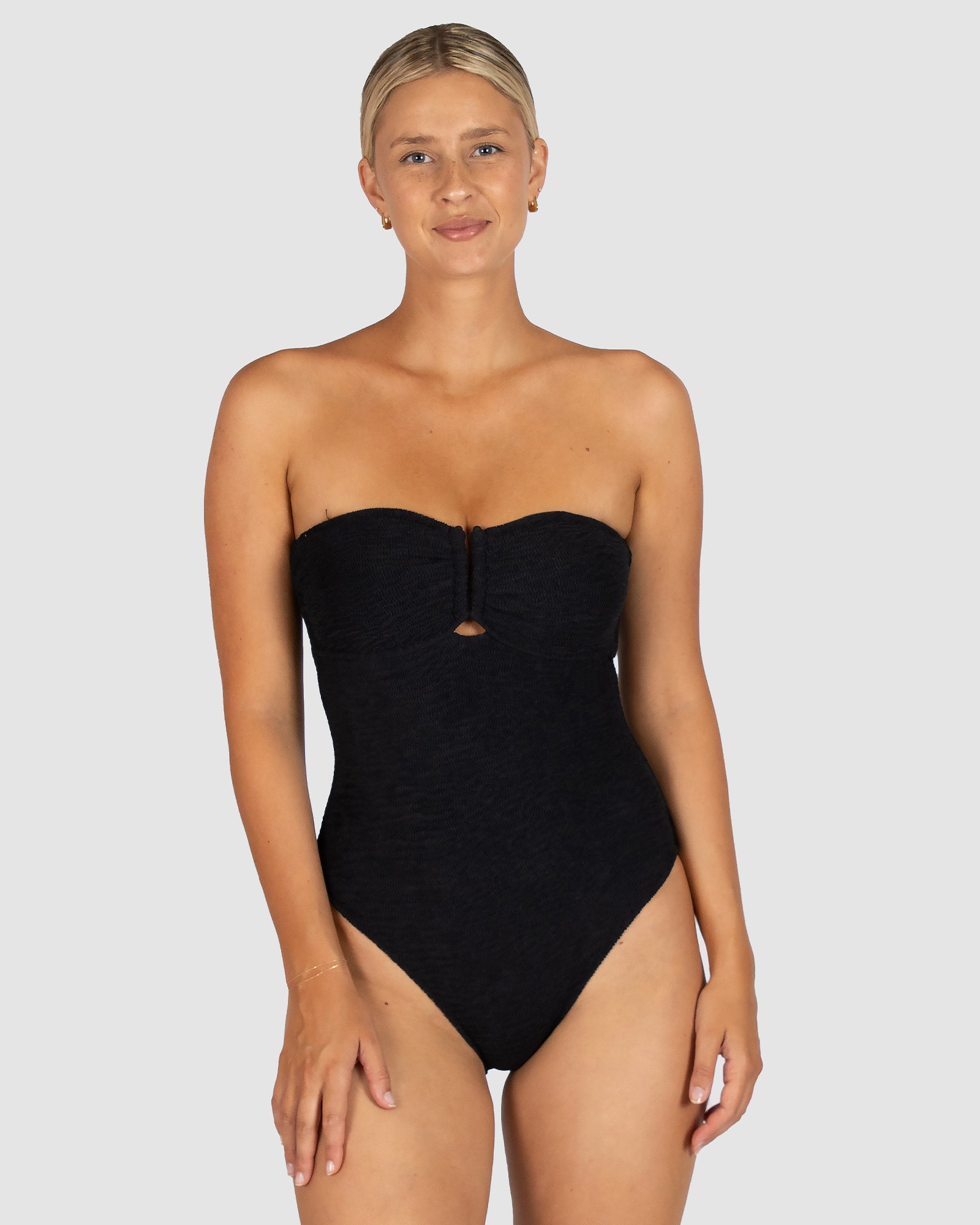 Ibiza D-DD Cup Underwire Bandeau One Piece Swimsuit