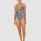 Havana Deep V Neck One Piece Swimsuit
