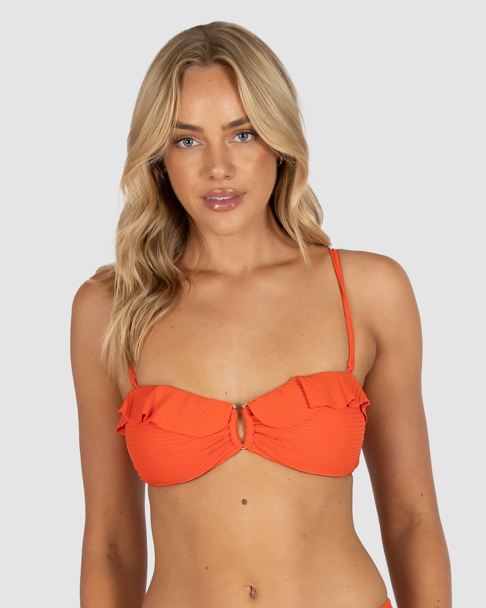 Positano Frill Bandeau Bikini Bra Top