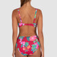 Cala Luna Ruched High Waist Bikini Bottom