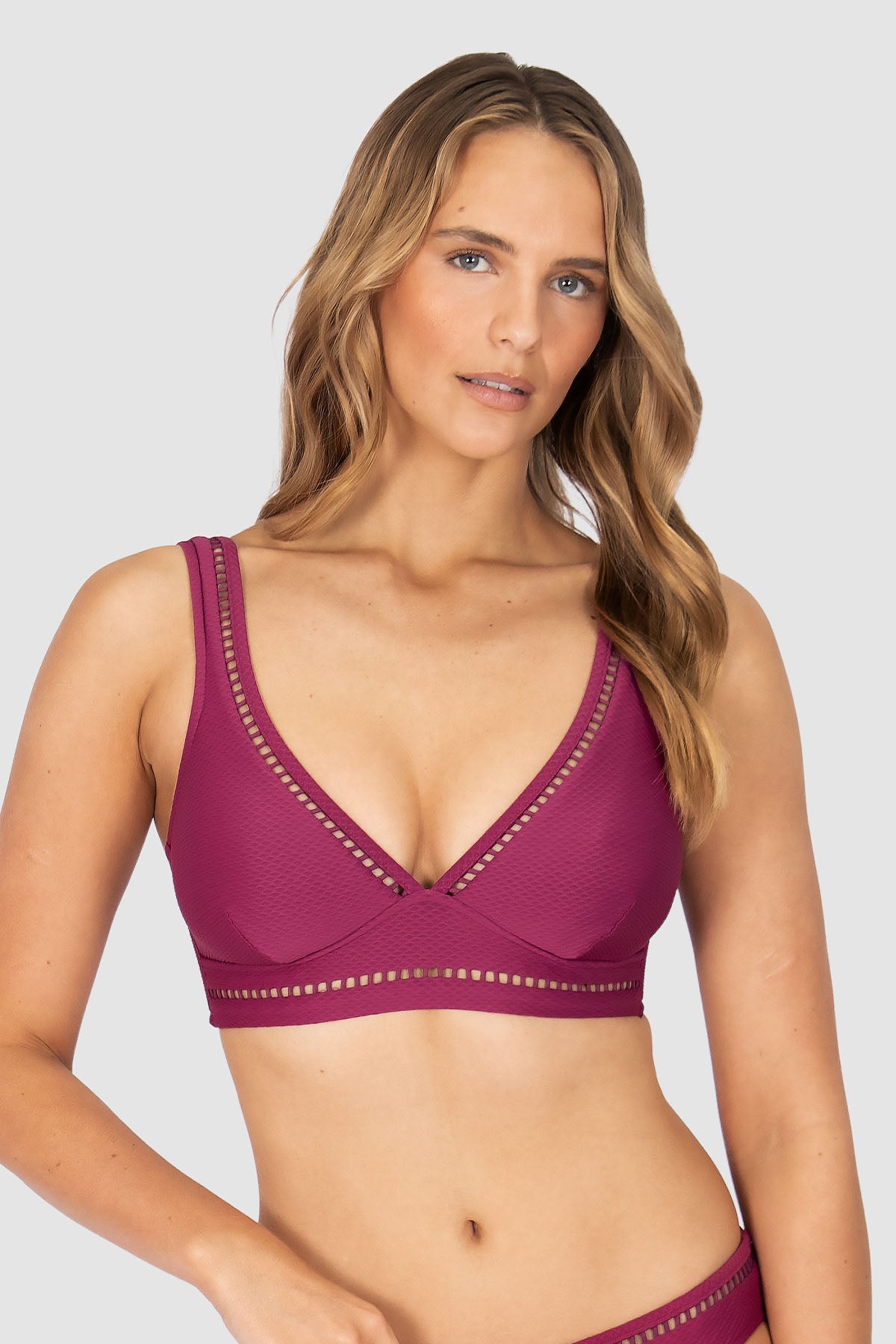 Rococco D/DD Cup Longlline Bikini Bra Top