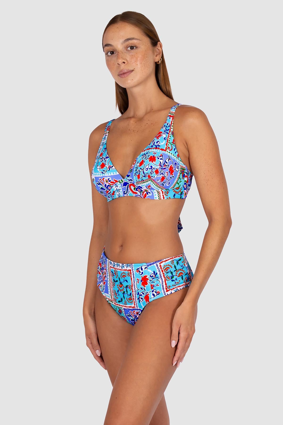 La Condesa C/D Cup Longline Bikini Bra Top