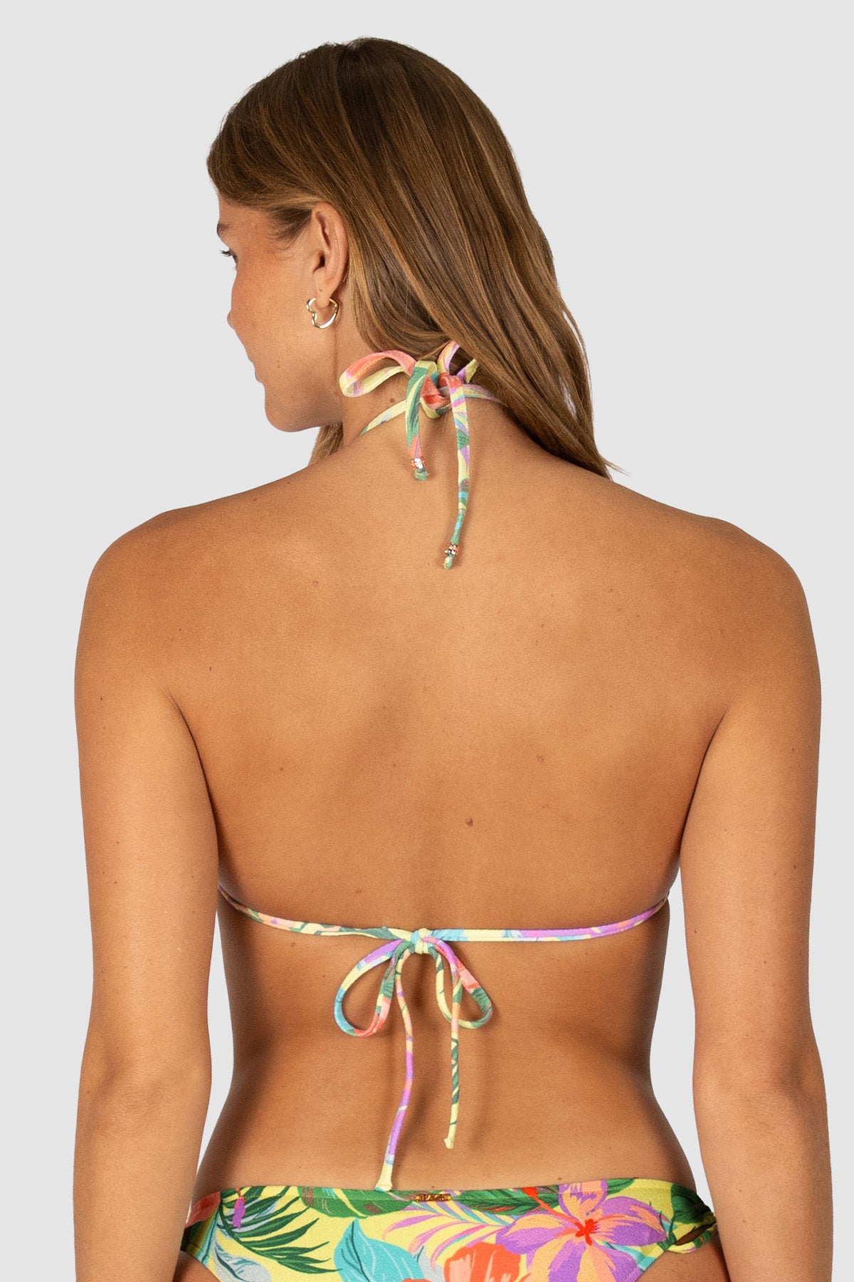 Mahalo Ladder Lace Triangle Bikini Bra Top