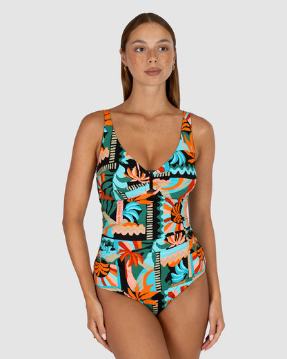Grenada D-E Cup Ring Front One Piece Swimsuit