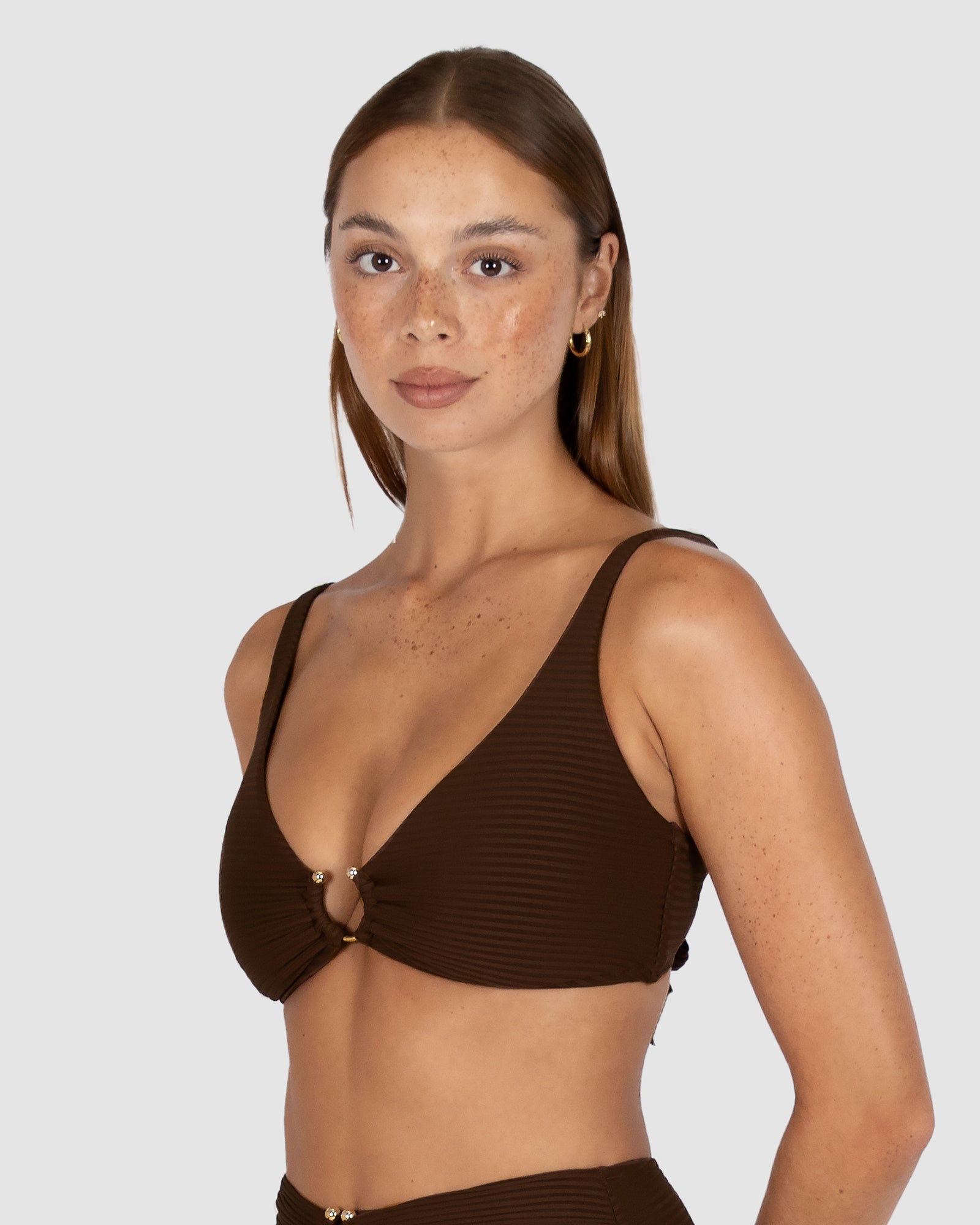 Positano C-D Cup Trim Bikini Bra Top
