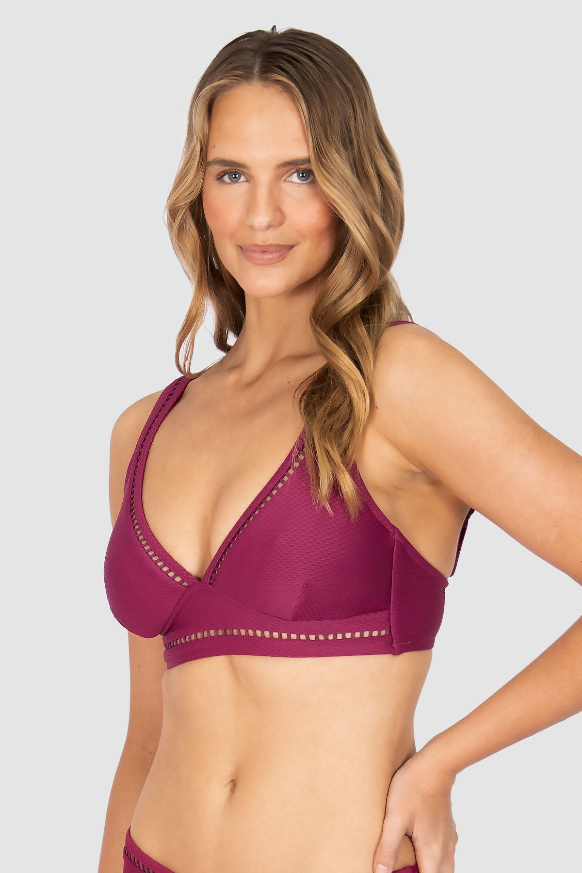 Rococco D/DD Cup Longlline Bikini Bra Top