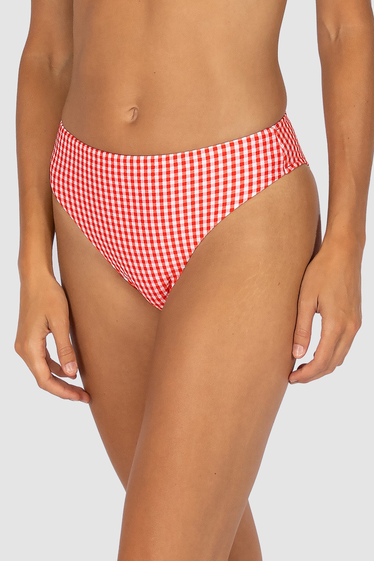 Riviera High Waist Cheeky Bikini Bottom