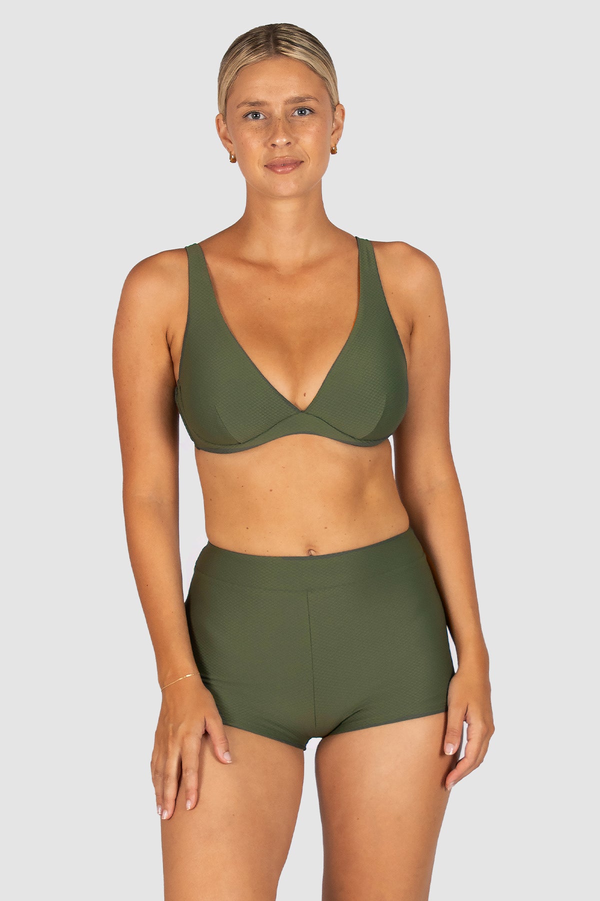 Rococco High Waist Boyleg Bikini Bottom