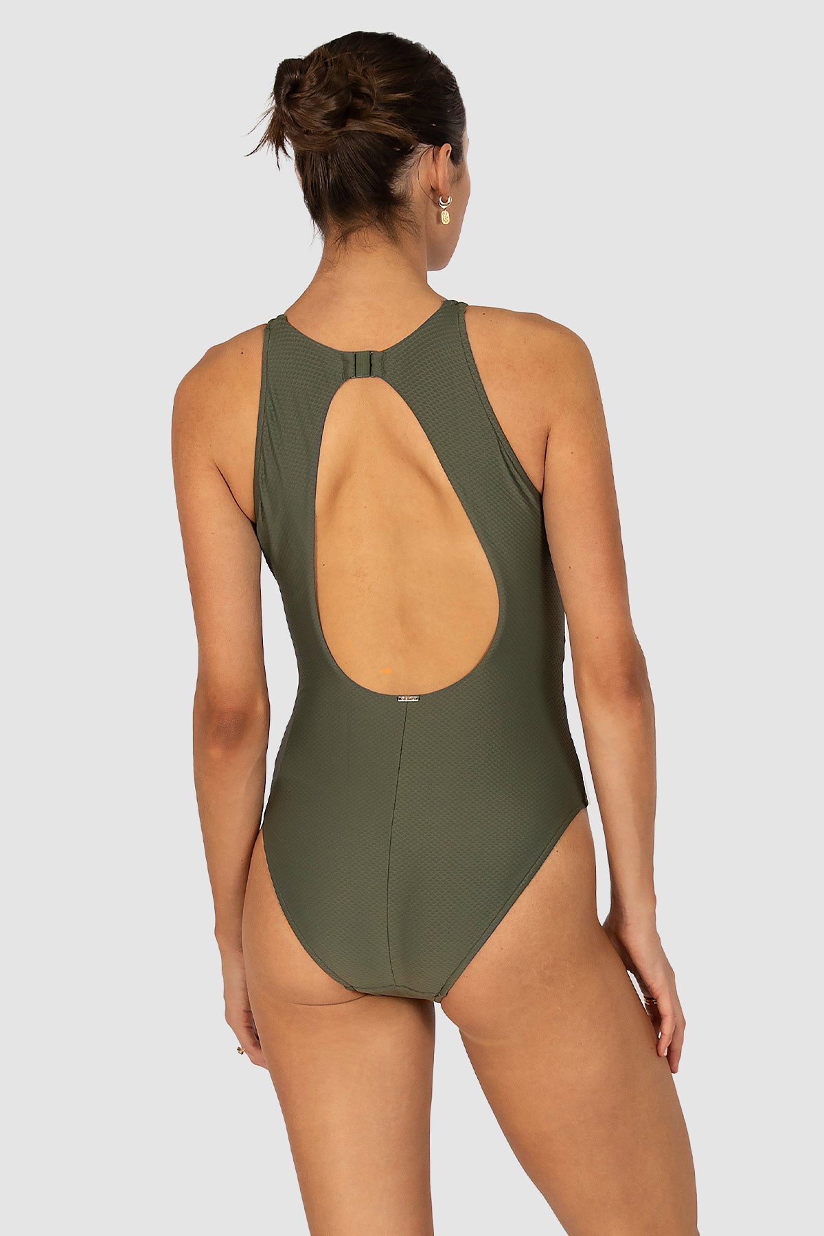 Rococco High Neck One Piece Swimsuit
