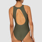 Rococco High Neck One Piece Swimsuit