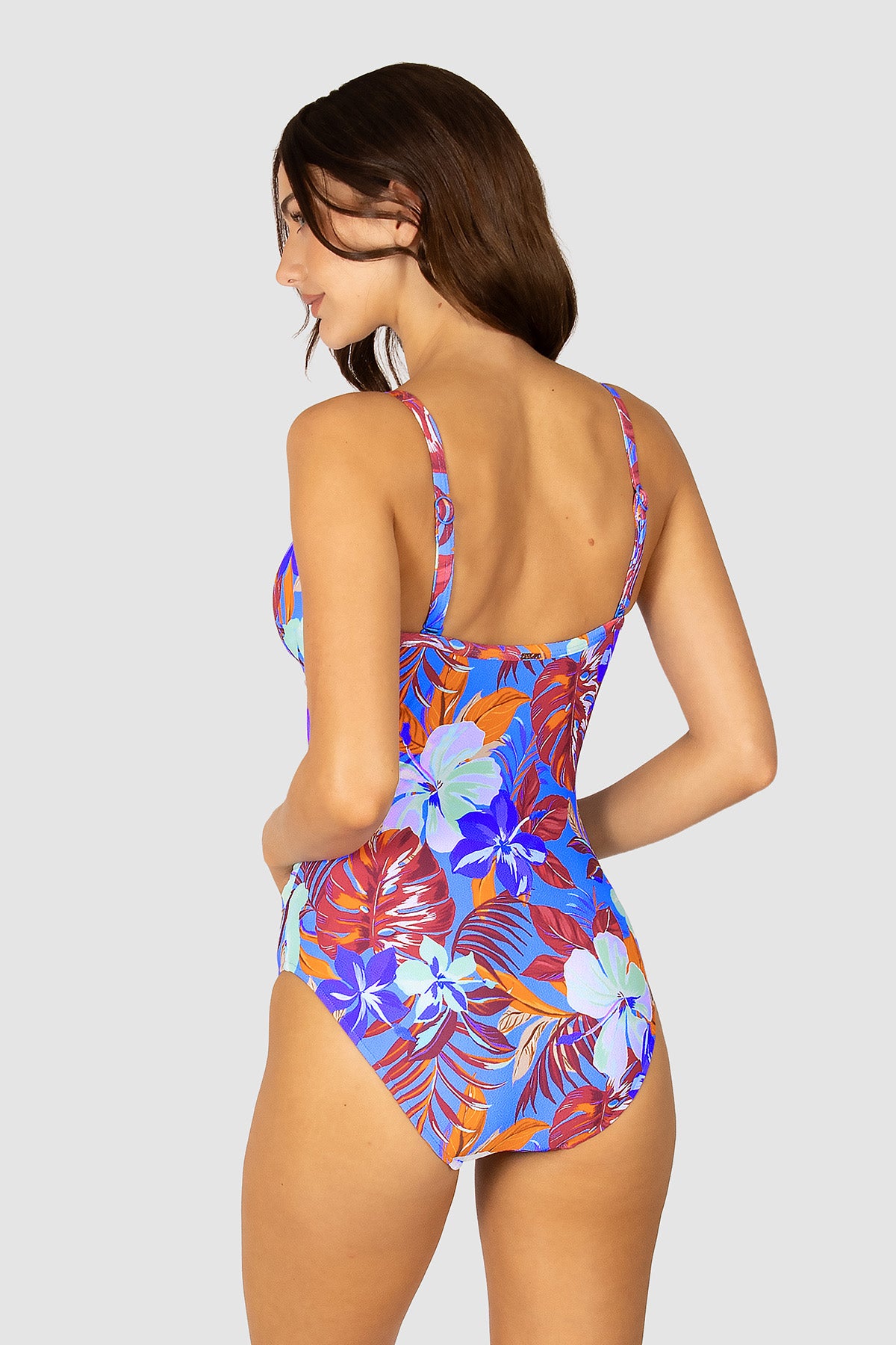 Mahalo D/E Cup Underwire One Piece Swimsuit
