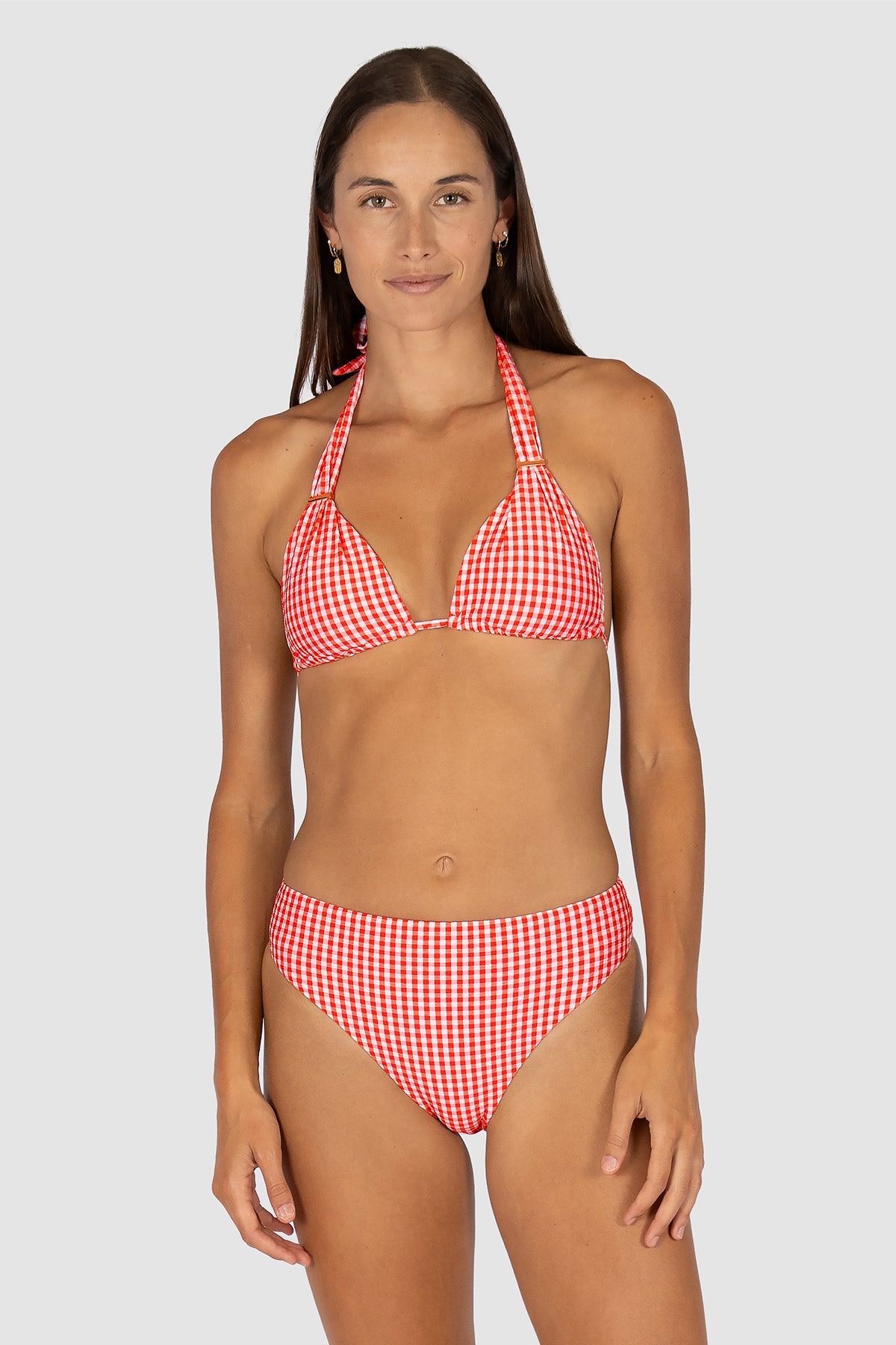 Riviera High Waist Cheeky Bikini Bottom