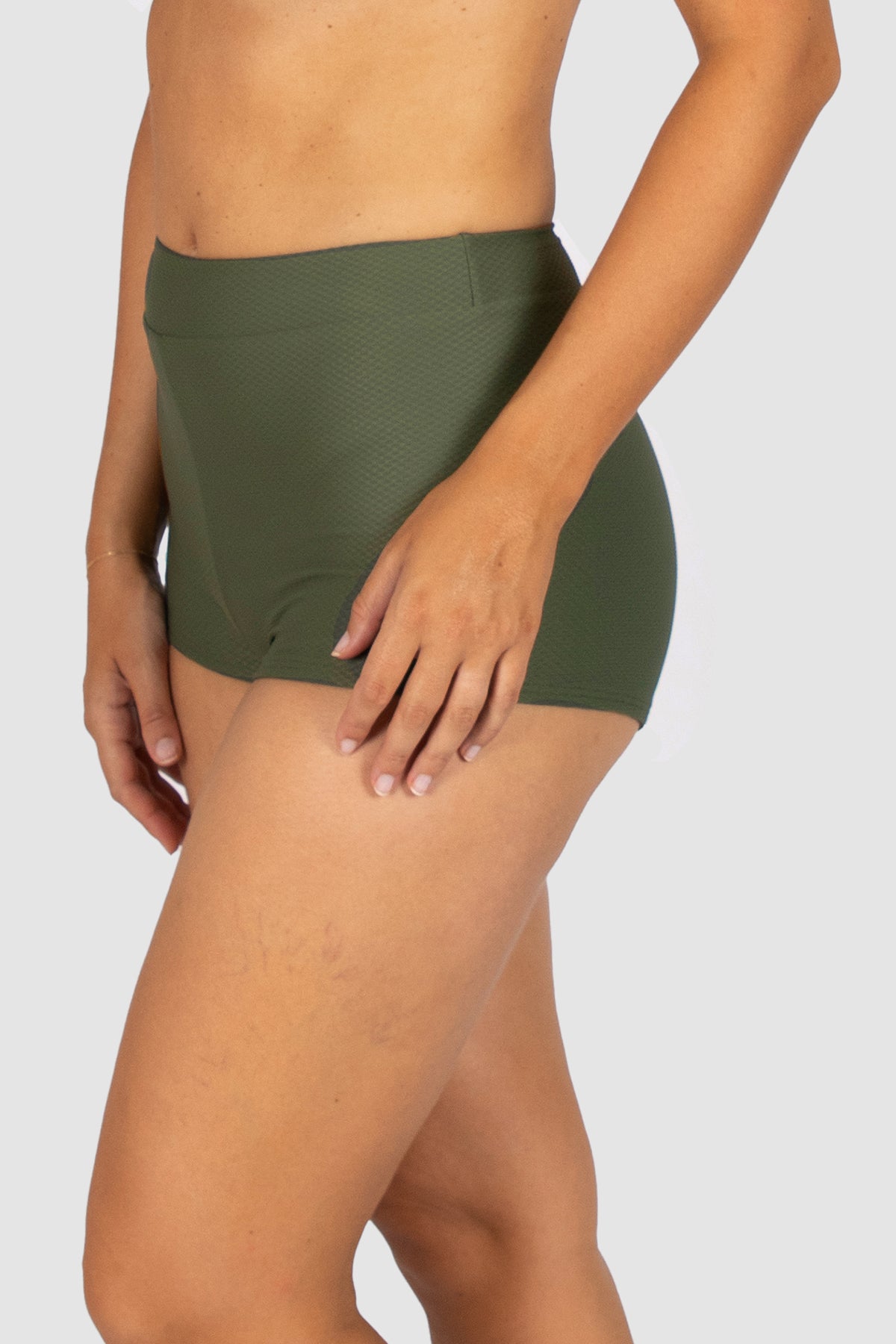 Rococco High Waist Boyleg Bikini Bottom