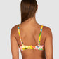 Baku Sardinia twist bandeau bikini top for D-DD cup with moulded cups, gripper tape and removable straps