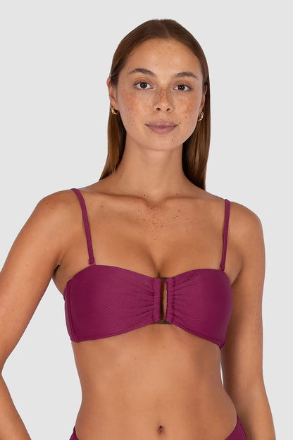 Rococco Ring Bandeau Bikini Bra Top